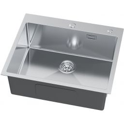 Ruvetti Masivo zlewozmywak z dozownikiem 60x50 cm stal 5002M_BS60_W