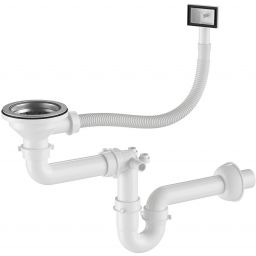 Ruvetti Masivo zlewozmywak z dozownikiem 78x49 cm grafit 5002M_PVD_GRF160_WL