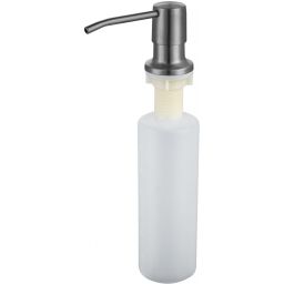 Ruvetti Masivo zlewozmywak z dozownikiem 50x40 cm grafit 5002M_PVD_GRF40_W