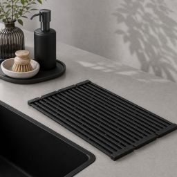 Ruvetti ociekarka zwijana mata składana czarna 7005-378210-BC