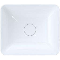 Ruvetti Anda umywalka 45x39 cm prostokątna nablatowa biała DOL_AN45H