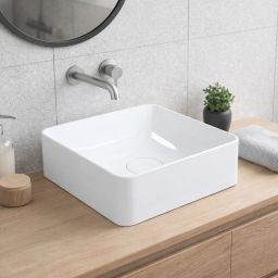 Ruvetti Anda umywalka 39x39 cm kwadratowa nablatowa biała DOL_AN40