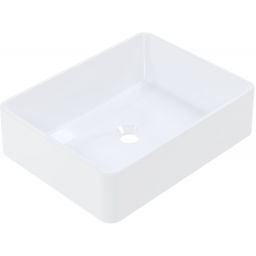 Ruvetti Celina umywalka 48,5x37,5 cm prostokątna nablatowa biała DOL_CE4837