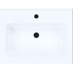 Ruvetti Ivana umywalka 60x45 cm prostokątna wpuszczana biała DOL_IVA60