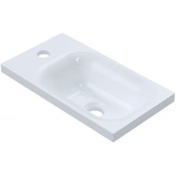 Ruvetti Misti umywalka 40x22 cm prostokątna meblowa biała DOL_MI4022