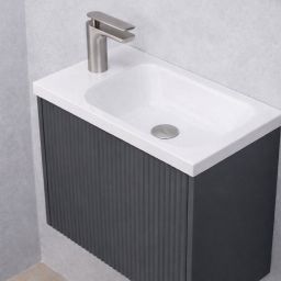 Ruvetti Misti umywalka 40x22 cm prostokątna meblowa biała DOL_MI4022