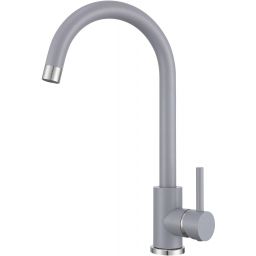 Ruvetti Tito Maxi zlewozmywak 77x44 cm z baterią i akcesoriami szary LP_3200-TM7744GR_W