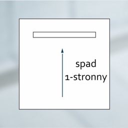 Schedline Slight Line S1 brodzik podpłytkowy 80 cm 10ST.1S1-8080