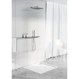 Schedline Estima brodzik kwadratowy 80x80 cm kompozyt Stonicryl biały 3SP.E2K-8080