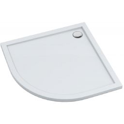 Schedline Estima brodzik półokrągły 90x90 cm kompozyt Stonicryl biały 3SP.E2O-9090