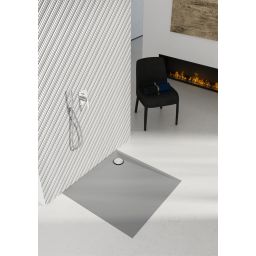 Schedline Libra Cement Stone brodzik kwadratowy 90x90 cm cement 3SP.L1K-9090/CT/ST