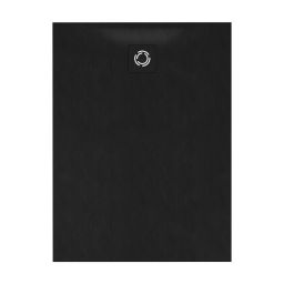 Schedline Magnific Black Stone brodzik prostokątny z maskownicą 120x80 cm czarny 3SP.M1K-80120/C/ST-M9/C/ST