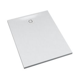 Schedline Magnific White Stone brodzik prostokątny z maskownicą 110x90 cm biały 3SP.M1K-90110/B/ST-M9/B/ST