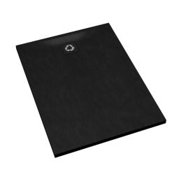 Schedline Magnific Black Stone brodzik prostokątny z maskownicą 120x90 cm czarny 3SP.M1K-90120/C/ST-M9/C/ST