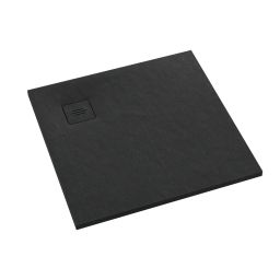 Schedline Protos Black Stone brodzik 90x90 cm kwadratowy czarny kamień 3SP.P1K-9090/C/ST-M1/C/ST