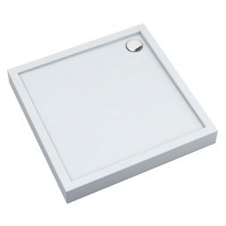 Schedline Cameron Smooth White brodzik 80x80 cm kwadratowy biały 3ST.C1K-8080