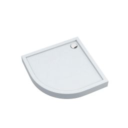 Schedline Cameron Smooth White brodzik 90x90 cm półokrągły biały 3ST.C1O-9090