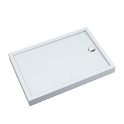 Schedline Cameron Smooth White brodzik prostokątny 130x80 cm biały 3ST.C2P-80130