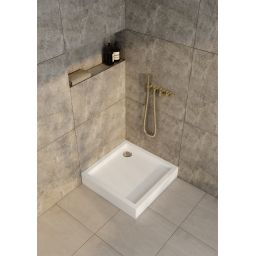 Schedline Favory Plus brodzik 90x90 cm kwadratowy biały 3ST.F1K-9090