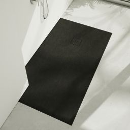 Schedline Protos Black Stone brodzik 120x90 cm prostokątny czarny kamień 3SP.P1P-90120/C/ST-M1/C/ST