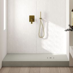 Schedline Nonlimits White Stone brodzik prostokątny 110x90 cm biały kamień 3ST.N1P-90110/B/ST-M1/B/ST