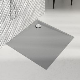 Schedline Libra Cement Stone brodzik kwadratowy 80x80 cm cement 3SP.L1K-8080/CT/ST
