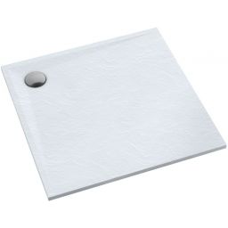 Schedline Libra White Stone brodzik kwadratowy 90x90 cm biały 3SP.L1K-9090/B/ST