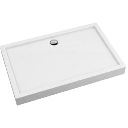 Schedpol Competia brodzik 100x70 cm prostokątny biały 3.01248