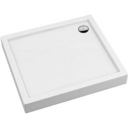 Schedpol Competia brodzik 80x70 cm prostokątny biały 3.01253