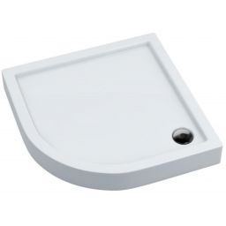 Schedpol Competia brodzik 80x80 cm półokrągły biały 3.0163