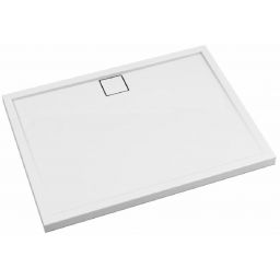 Schedpol Omega brodzik 140x90 cm prostokątny Stonicryl biały gładki 3.0456