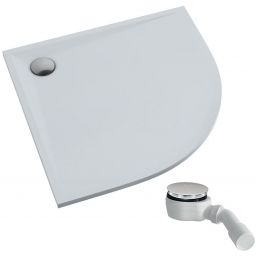 Schedpol Etrusco brodzik półokrągły 80x80 cm biały 3463