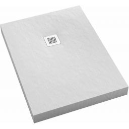 Schedpol New Horizons White Stone brodzik 90x70 cm prostokątny biały 3.3333/B/ST-M2