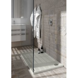 Schedpol Caspar New Cement Stone brodzik 100x90 cm prostokątny cement 3.2345/CT/ST