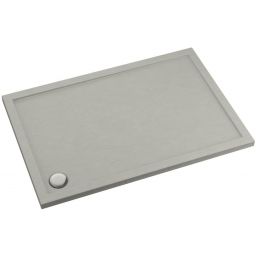 Schedpol Caspar New Cement Stone brodzik 100x90 cm prostokątny cement 3.2345/CT/ST