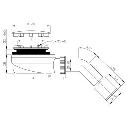 Schedpol Corrina New brodzik 130x90 cm prostokątny biały 3.4948