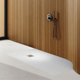 Schedpol Kalait White Stone brodzik prostokątny 130x90 cm biały 3.3118/B/ST-M2
