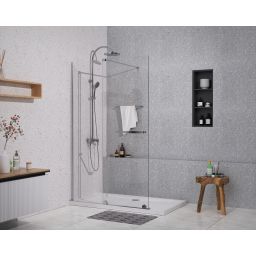 Sea-Horse Creative ścianka prysznicowa walk-in 100 cm chrom połysk/szkło przezroczyste BK258T10