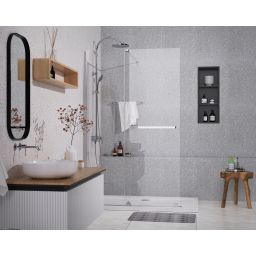 Sea-Horse Creative ścianka prysznicowa walk-in 100 cm chrom połysk/szkło przezroczyste BK258T10