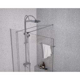 Sea-Horse Creative ścianka prysznicowa walk-in 140 cm chrom połysk/szkło przezroczyste BK258T14