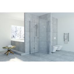 Sea-Horse Fresh Line kabina prysznicowa 90x90 cm kwadratowa chrom/szkło przezroczyste BKP122FT09