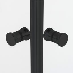 Sea-Horse Fresh Line kabina prysznicowa 80x80 cm kwadratowa czarny mat/szkło przezroczyste BKP122T08K