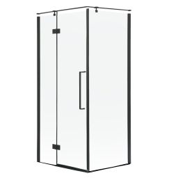 Sea-Horse Creative kabina prysznicowa 100x90 cm prostokątna czarny mat/szkło przezroczyste BKP248T09/10KL