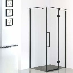Sea-Horse Creative kabina prysznicowa 100x90 cm prostokątna czarny mat/szkło przezroczyste BKP248T10/09KP
