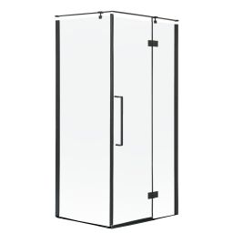 Sea-Horse Creative kabina prysznicowa 100x90 cm prostokątna czarny mat/szkło przezroczyste BKP248T10/09KP