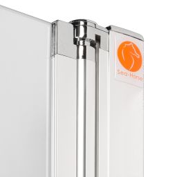 Sea-Horse Fresh Line kabina prysznicowa 90x90 cm kwadratowa chrom połysk/szkło przezroczyste BKP259TL+