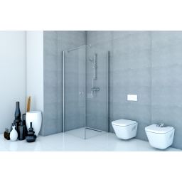 Sea-Horse Fresh Line kabina prysznicowa 90x90 cm kwadratowa chrom połysk/szkło przezroczyste BKP259TL+