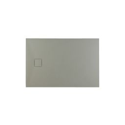 Sea-Horse neoSTONE brodzik 120x80 cm prostokątny z maskownicą szary SMC10S