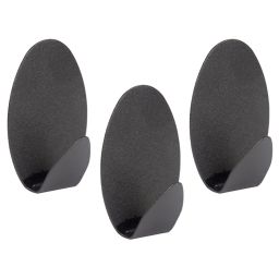 Sepio wieszak na ręcznik 3 szt zestaw czarny 10HACOWA3BLAC