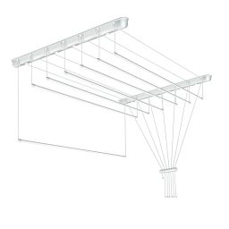 Sepio suszarka na pranie 7x80 cm sufitowa biała 10SUSSUF0087P